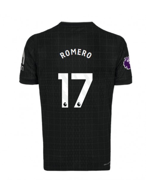 Tottenham Hotspur Cristian Romero #17 Replika Borta Kläder 2025-26 Kortärmad Tottenham Hotspur Cristian Romero #17 Replika Borta Kläder 2025-26 Kortärmad